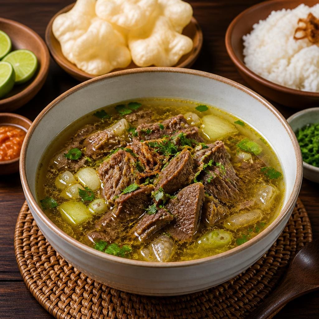 Soto Daging dari Bakso Lapangan Tembak Senayan